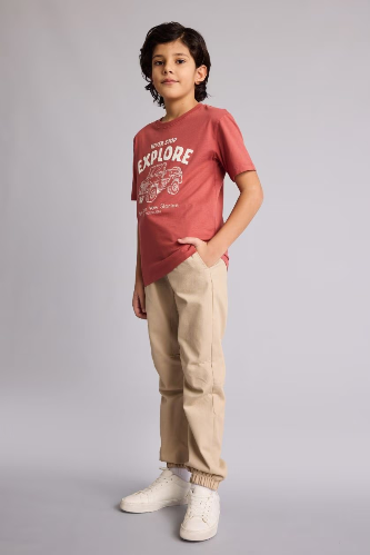 Resim Defacto Erkek Çocuk T-shirt G7471A8/BR480