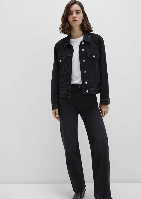 Resim Mavi Ruby Dark Kadın Jean Ceket M1110505-89163