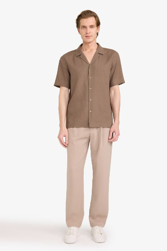 Resim Defacto Erkek Kısa Kol Gömlek G1498AX/KH487