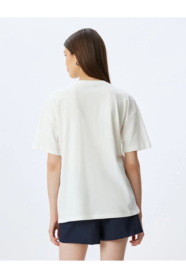 Resim Koton Kadın T-shirt 6SAL10059IK