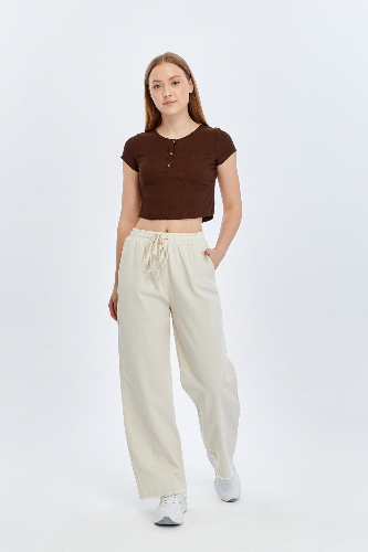 Resim Yenikoza Kadın Kanvas Pantolon