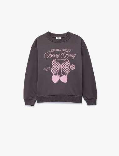 Resim Koton Kız Çocuk Sweat 6WKG10369AK