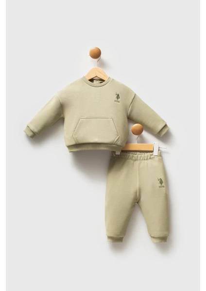 Resim U.S. Polo Assn Kids Erkek Bebek Sweat Takım USB2585