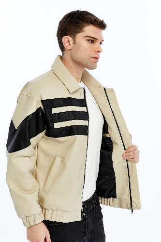 Resim Trender Erkek Deri Mont ve Ceket