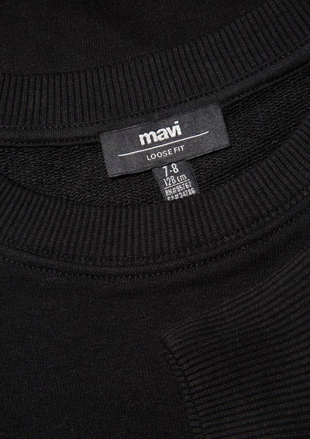 Resim Mavi Logo Baskılı Erkek Çocuk Sweat M6S10034-900