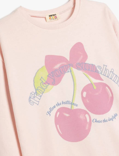 Resim Koton Kız Çocuk Sweat 5SKG10181AK