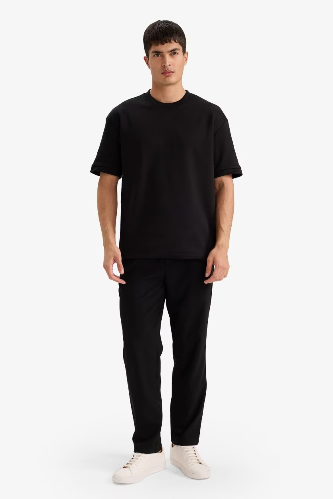 Resim Defacto Erkek T-shirt B6494AX/BK81