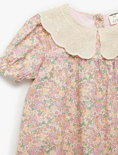 Resim Koton Kız Bebek Elbise 6SMG80041AW