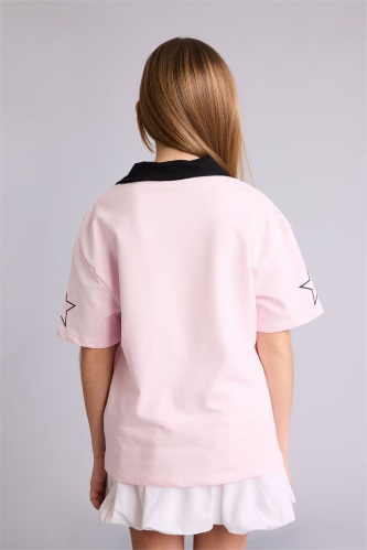 Resim Defacto Kız Çocuk T-shirt G8466A8/PN74