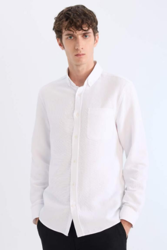 Resim Defacto Erkek Uzun Gömlek T2066AZ/WT34