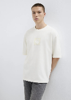 Resim Mavi Erkek T-shirt M0613148-70057