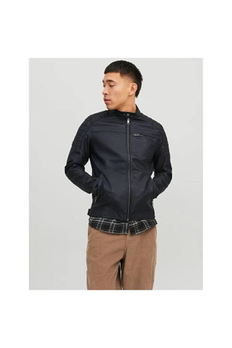 Resim Jack & Jones Jjerocky Jacket Noos Erkek Deri Mont Ve Ceket 12147218
