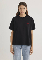 Resim M1612122-900 Mavi Kısa Kol Kadın T-Shirt