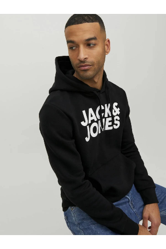Resim Jack & Jones Jjecorp Logo Sweat Hood Noos Erkek Sweat 12152840