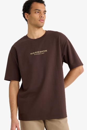 Resim Defacto Erkek T-shirt F8097AX/BN192