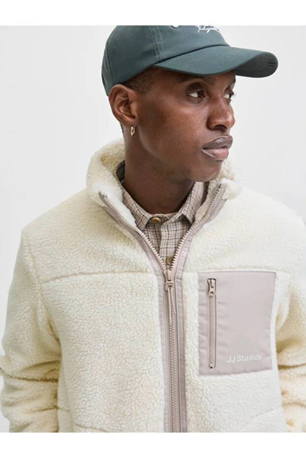 Resim Jack & Jones Jjesoho Teddy Jacket Noos Erkek Ceket 12278784