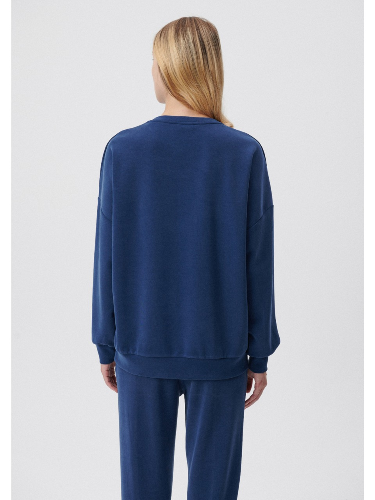 Resim Mavi Oversize Kadın Sweat M168837-71117