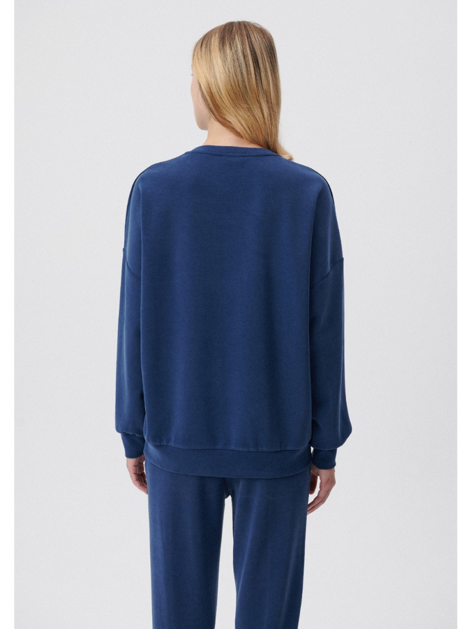 Resim Mavi Oversize Kadın Sweat M168837-71117