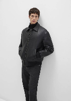 Resim Mavi Erkek Deri Mont M0110636-71379