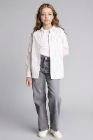 Resim Defacto Kız Çocuk Uzun Kol Gömlek G7384A8/WT34