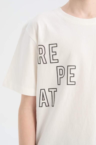 Resim Defacto Erkek Çocuk Kısa Kol T-shirt D9505A8/WT32
