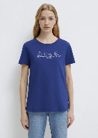 Resim Mavi Kadın T-shirt M1613721-70722