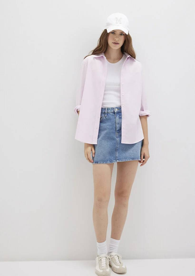 Resim Mavi Bailey Shaded Kadın Etek M1310204-87098