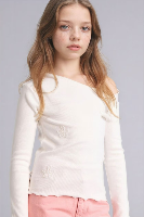 Resim Defacto Kız Çocuk T-shirt G7586A8/WT34