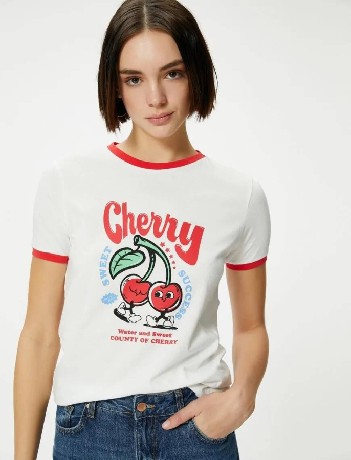 Resim Koton Kadın T-shirt 5SAL10189IK