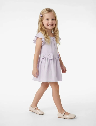 Resim Koton Kız Bebek Elbise 6SMG80040AW