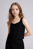 Resim Defacto Kız Çocuk Pantolon Takım G7694A8/BK81