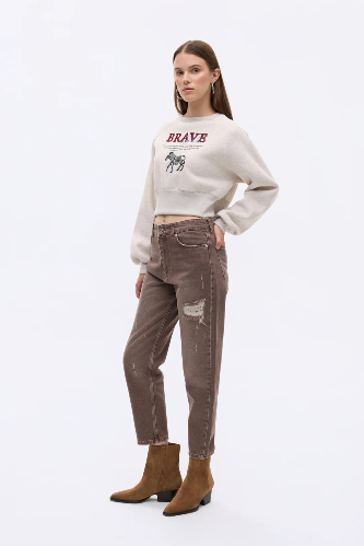 Resim QUZU Kadın Kanvas Pantolon