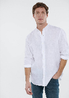 Resim Mavi Uzun Kol Erkek Gömlek M0211660-620