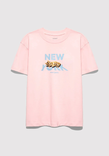 Resim Mavi Kız Çocuk T-shirt M7610402-71007