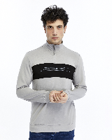 Resim Paul&More Yarım Fermuar Erkek Sweat 227 Parçalı Yarım Fermuarlı