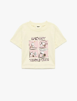 Resim Koton Kız Çocuk T-shirt 6SKG10156AK