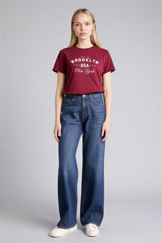 Resim Defacto Kadın T-shirt H1409AX/BR115