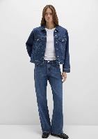 Resim Mavi Ruby Kadın Jean Ceket M1110505-90542