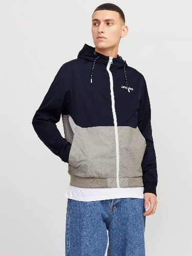Resim Jack & Jones Jjerush Hood Bomber Noos Erkek Mont 12200208