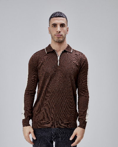 Resim Paul&More Erkek Triko Kazak 18042 Fermuarlı Polo Pl