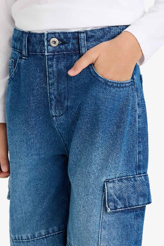 Resim Defacto Erkek Çocuk Jean Pantolon G6165A8/NM28