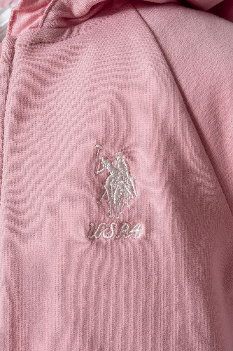 Resim U.S. Polo Assn Bebek Kız Bebek Sweat Takım Usb2975