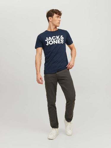 Resim Jack & Jones Jjecorp Logo Tee Ss O-Neck  Noos Erkek T-Shirt 12151955