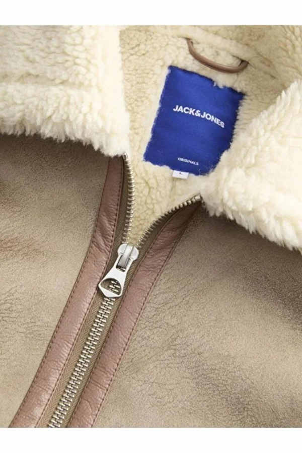 Resim Jack & Jones Jorliverpool Aviator Jacket Sn Erkek Mont 12282948