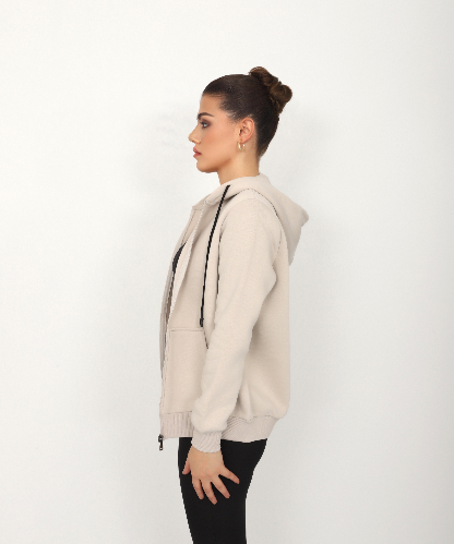 Resim Viole&More Kadın Sweat 105 Fermuarlı