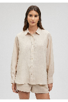 Resim Mavi Uzun Kol Erkek Gömlek M0211641-70039