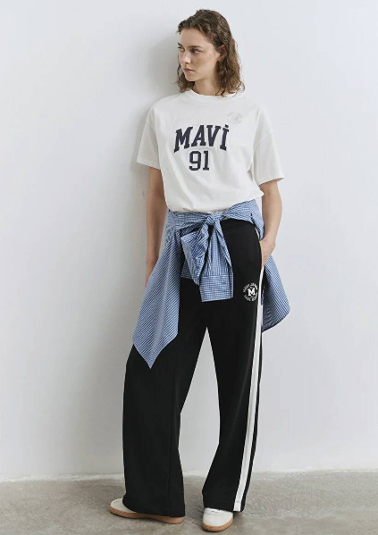 Resim Mavi Örme Kadın Eşofman Alt M1011038-900