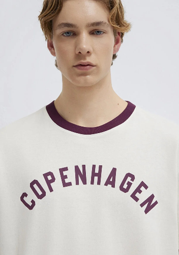 Resim Mavi Erkek T-shirt M0613172-70056