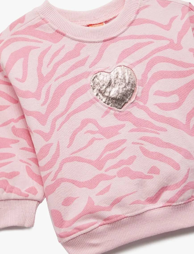 Resim Koton Kız Bebek Sweat 6Wmg10078Ak