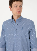 Resim U.S. Polo Assn. Bord Erkek Dokuma Gömlek 2108872